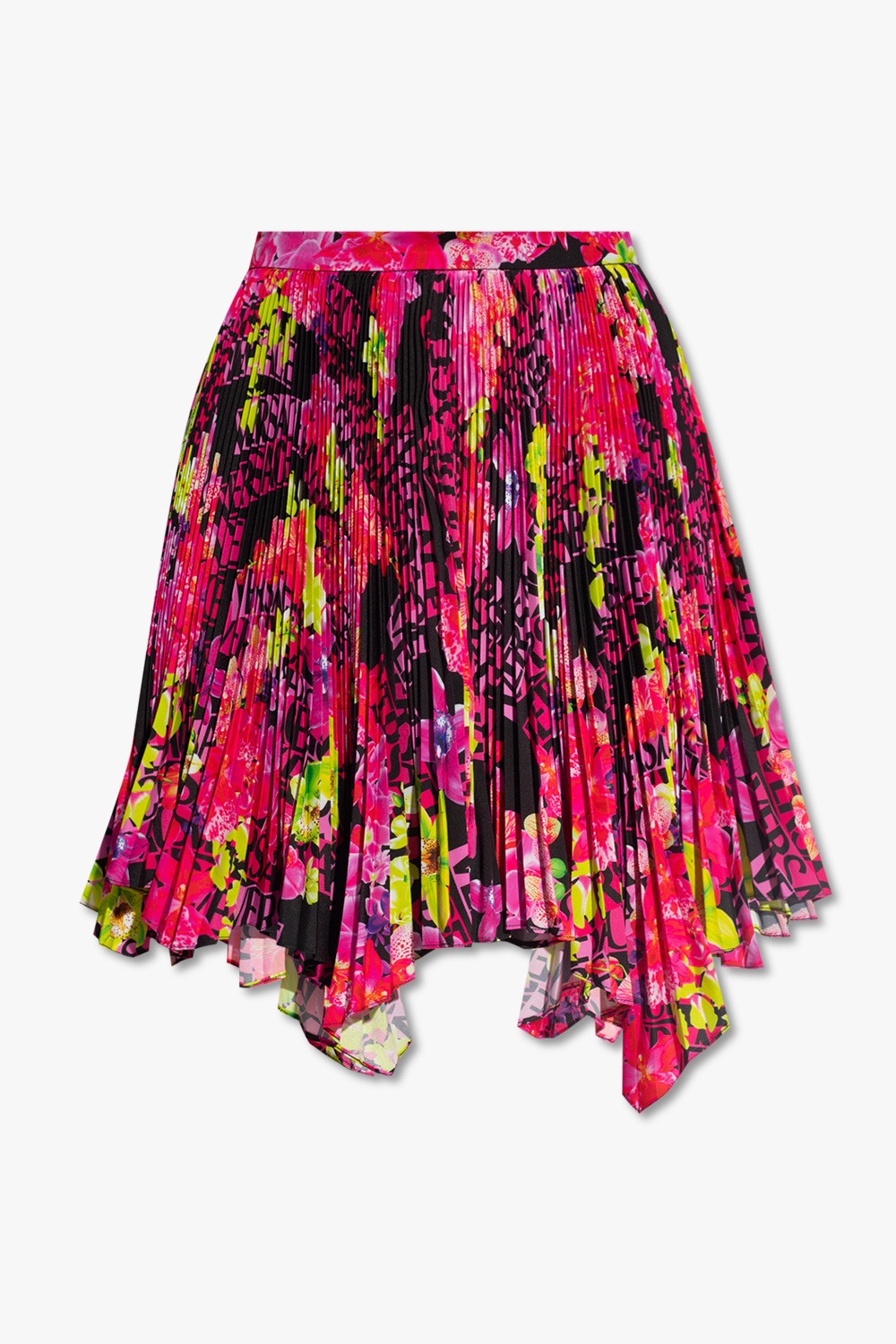 スカート VERSACE Woman Skirt Multicolor 10087421A06392 5B100 Versace Outlet: Orchid skirt in pleated fabric - Multicolor